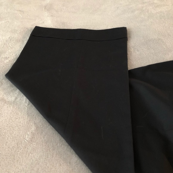 ELLEN TRACY BLACK WIDE ANKLE PANTS WITH CUFFS - Picture 3 of 7